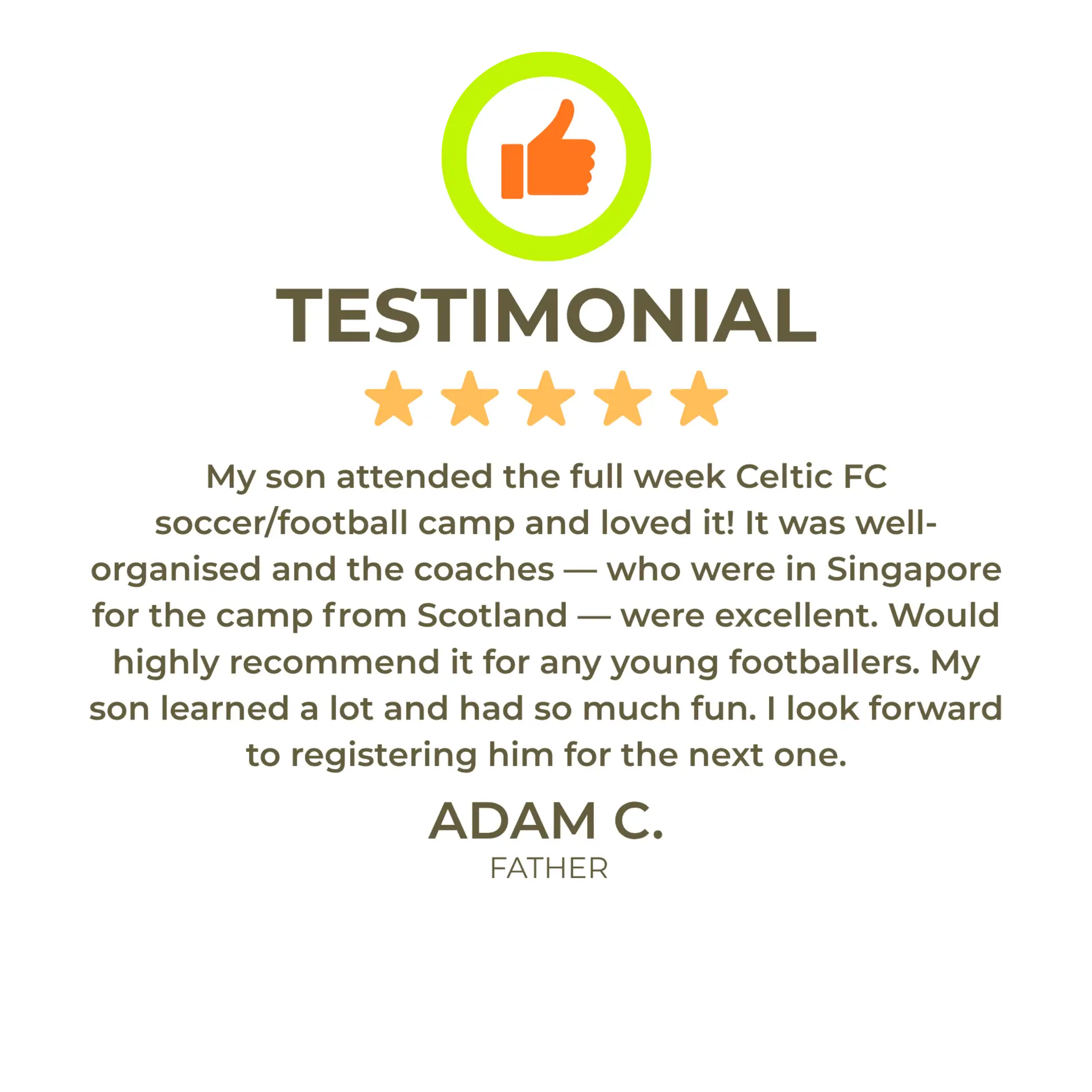 football holiday camps singapore