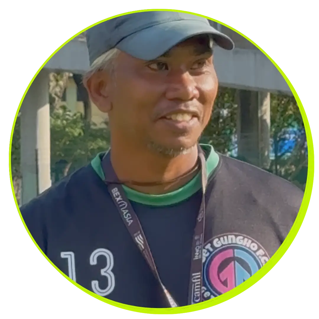 Coach Omer football coach Singapore youth training